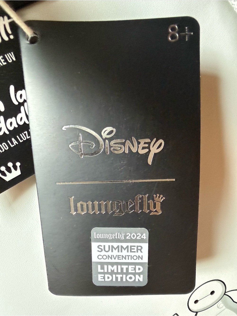 Loungefly White & Black Baymax Glow-In-The-Dark Mini Backpack - Picture 7 of 10